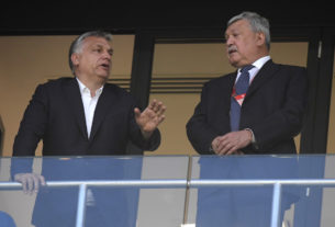 Orbán Viktor és Csányi Sándor