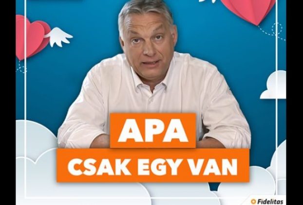 A Fidelitas szerint apa csak egy van: Orbán Viktor