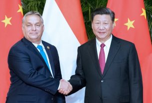 Orbán Viktor és Hszi Csin Ping kínai elnök
