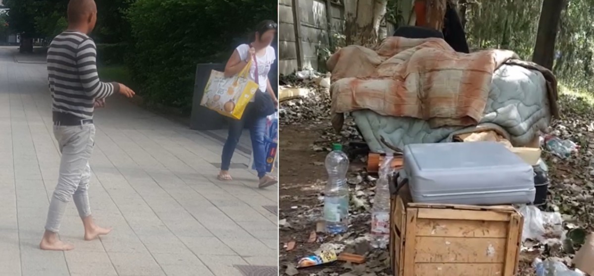 Hajléktalanok Debrecenben