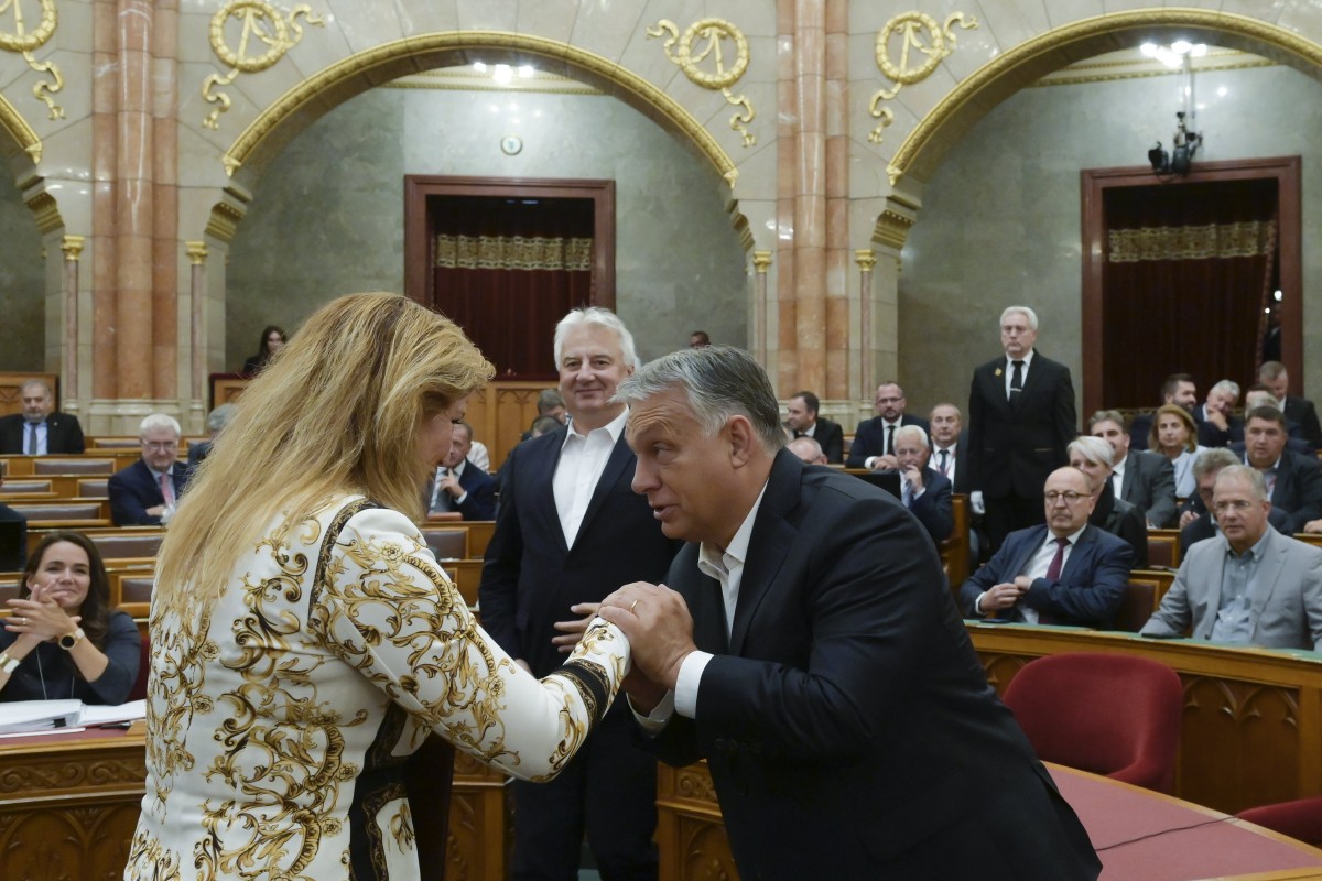 Orbán Viktor és Vitályos Eszter