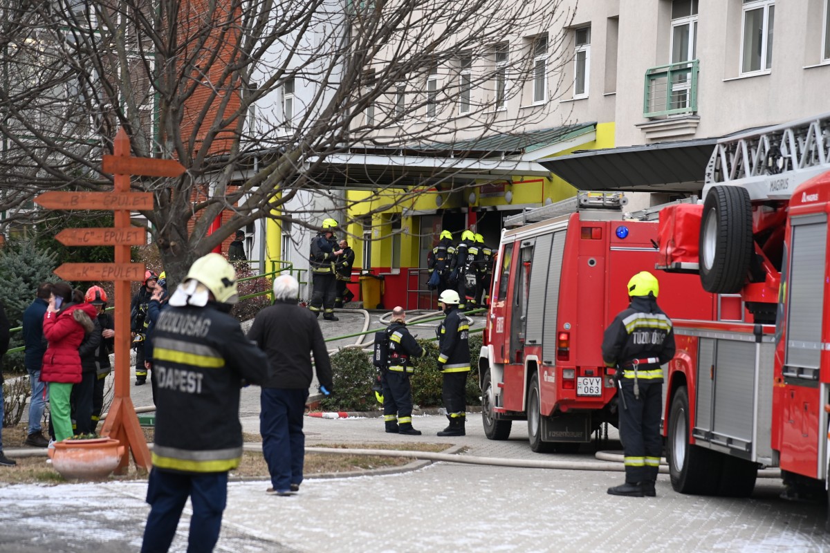 Tűz Szent Imre Kórház