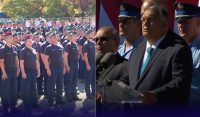 Határvadászok avatása Orbán Viktor