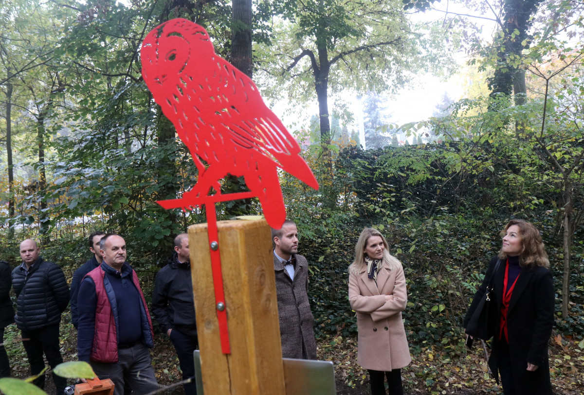 Madárlakópark-sétányt adtak át a debreceni Nagyerdőben