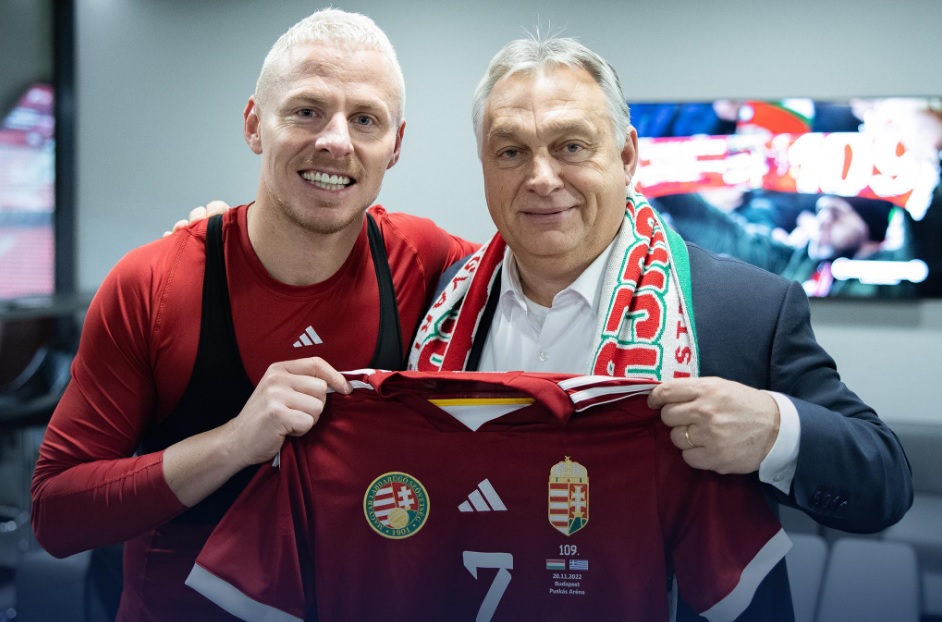 Dzsudzsák Balázs és Orbán Viktor