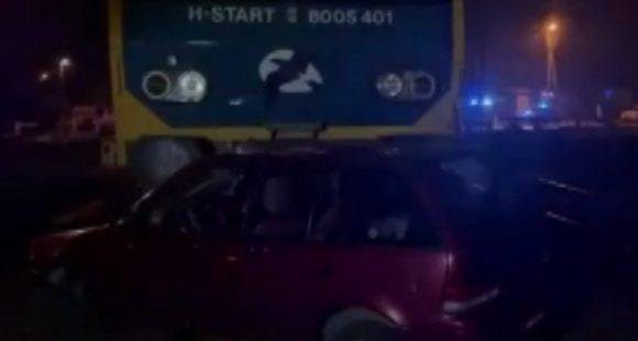 Vonatbaleset Debrecen Sámsoni út