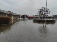 Özönvíz Hajdúszoboszlón a hőforrás utcában