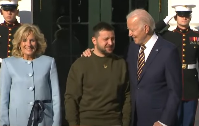 Joe Biden és Volodimir Zelenszkij