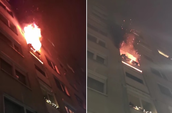 Lakástűz Miskolcon tűzijáték