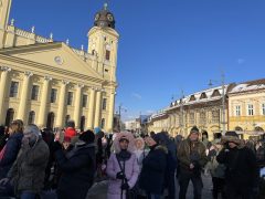 Akkugyár tüntetés Debrecenben