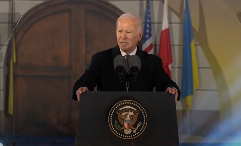 Joe Biden Varsóban