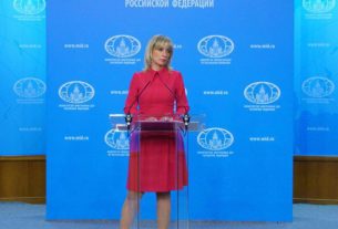 Marija Zaharova orosz külügyi szóvivő