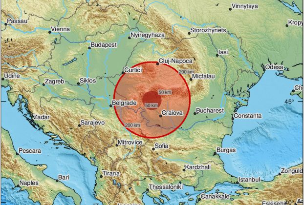 Földrengés Románia