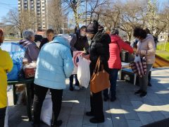 Ételosztás Debrecenben