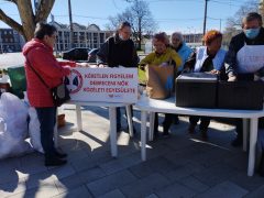 Ételosztás Debrecenben