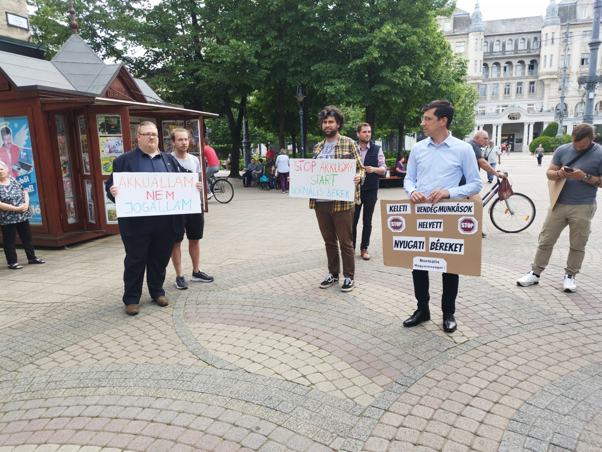 Akkumulátorgyár tüntetés Debrecen