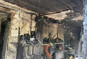 Leégett családi ház Bodaszőlőn