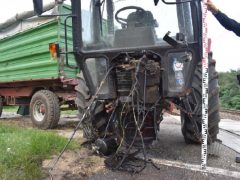 Traktor vonat baleset Bocskaikert