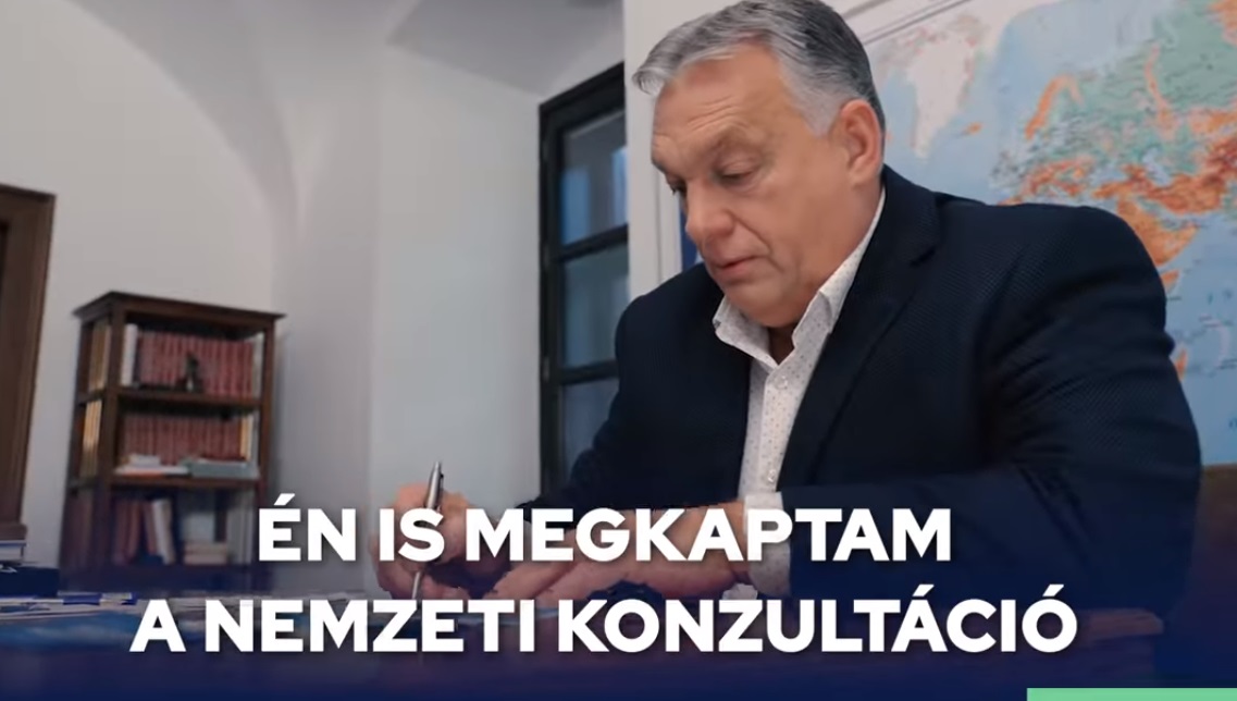 Orbán Viktor nemzeti konzultáció