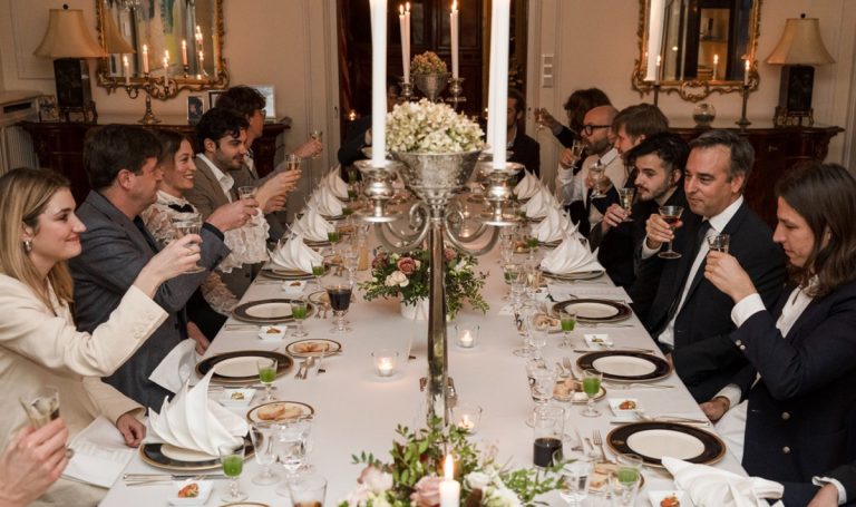 David Pressman vacsora Azahriával