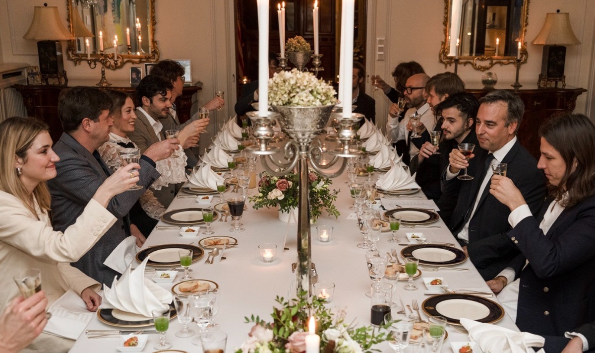 David Pressman vacsora Azahriával