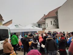 Magyar Református Szeretetszolgálat adományosztása Debrecenben