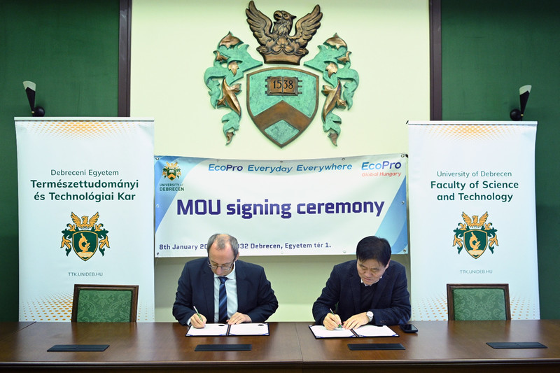 EcoPro Global Hungary Zrt. és debreceni egyetem