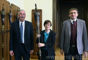 Julia Gross, Németország magyarországi nagykövete meglátogatta a Debreceni Egyetemet