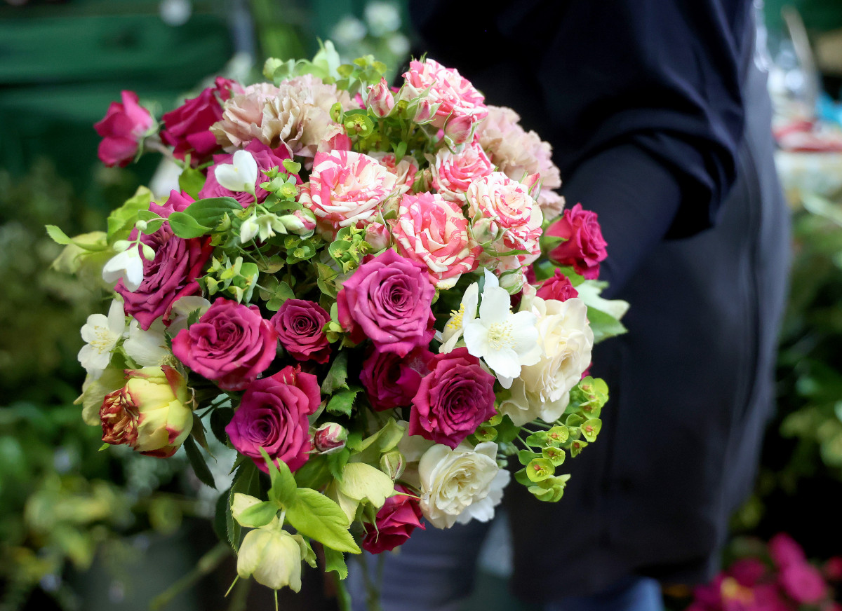 Szeged, Anyák napja, virágcsokor, virág, virágüzlet, Szanka Mária