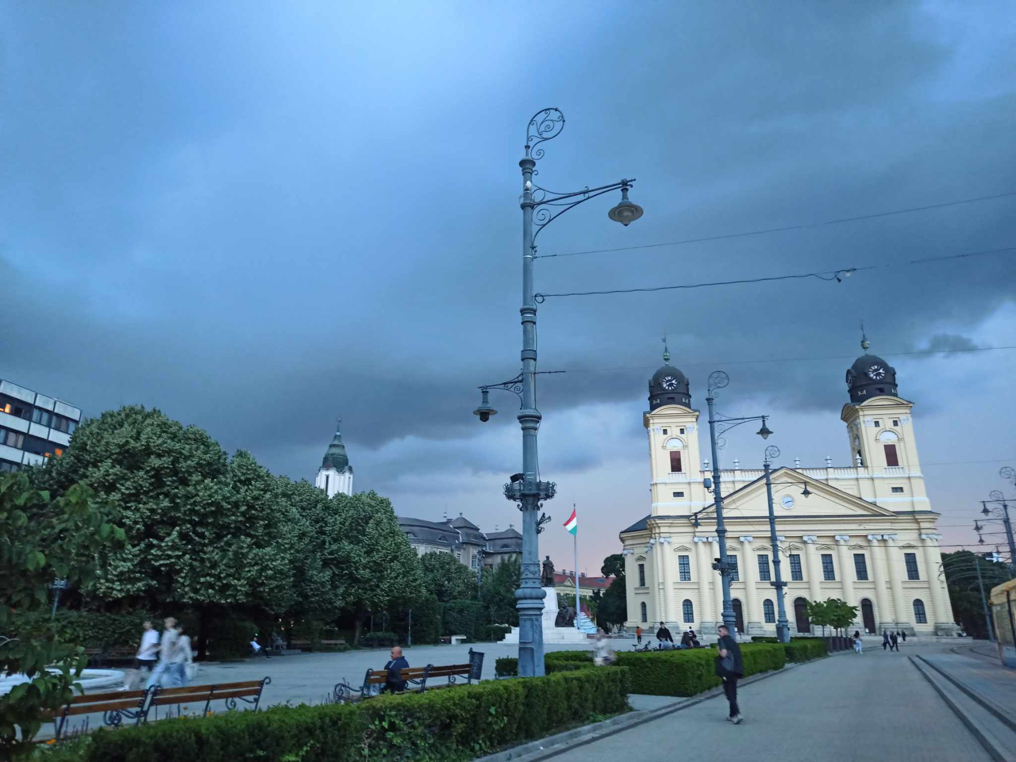 Vihar, zivatar Debrecenben