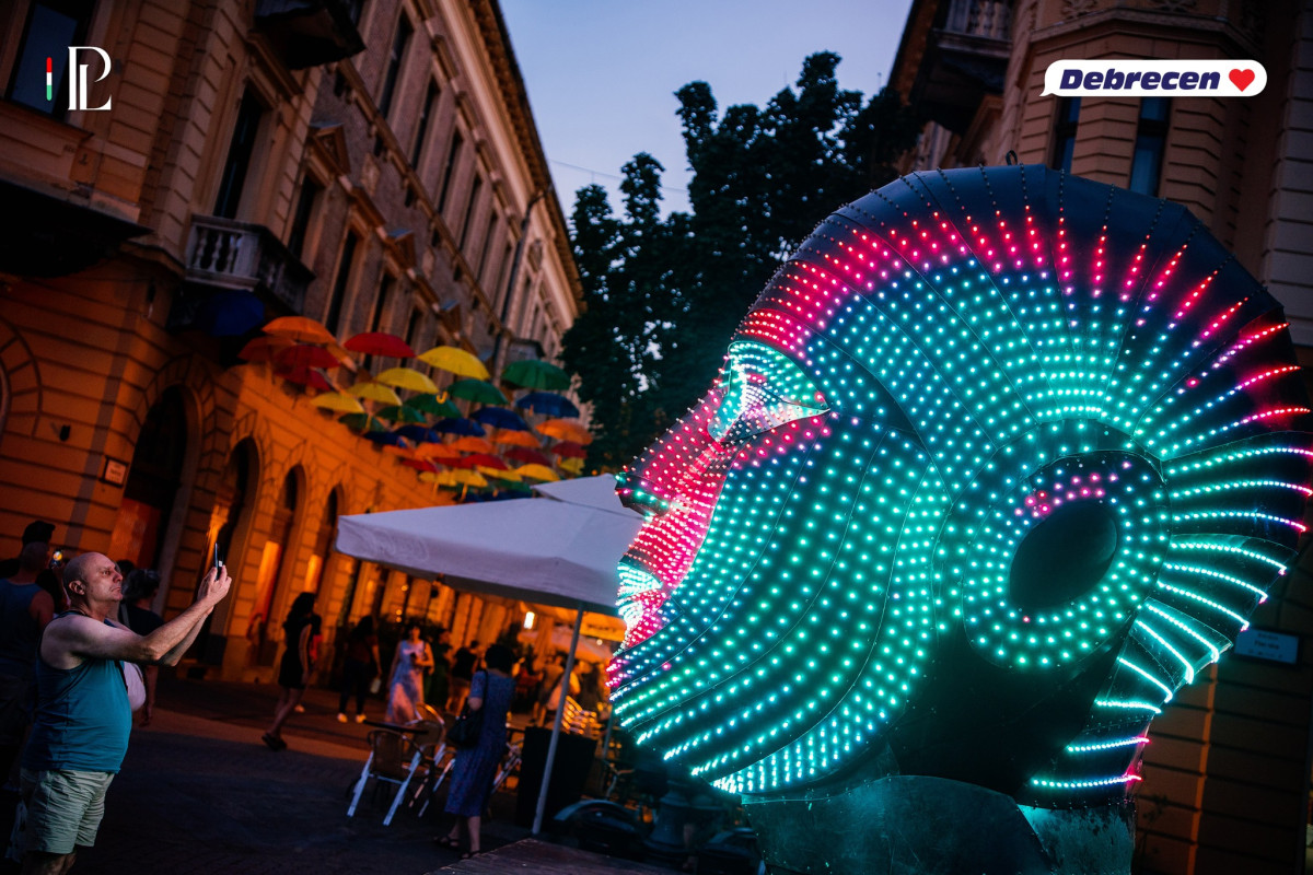 Így néz ki Debrecen a virágkarnevál idején