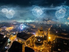 Tűzijáték Budapesten augusztus 20-án