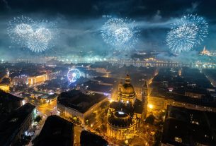 Tűzijáték Budapesten augusztus 20-án