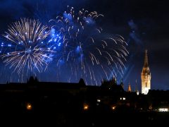 Tűzijáték Budapesten augusztus 20-án