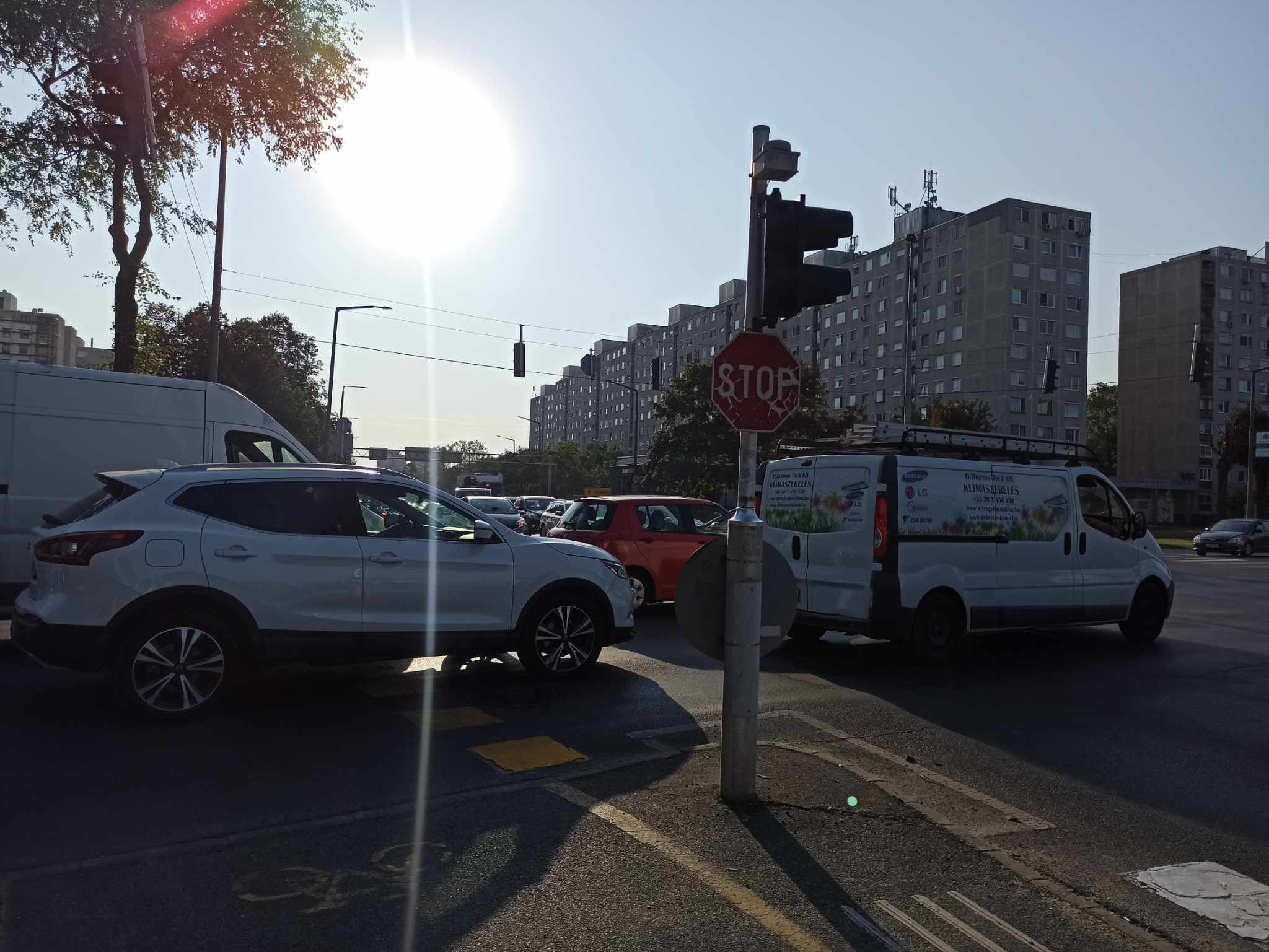 Nem működnek a közlekedési lámpák Debrecenben