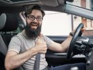 happy driver