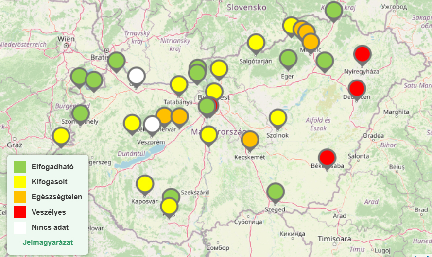 Veszélyes a levegő Debrecenben