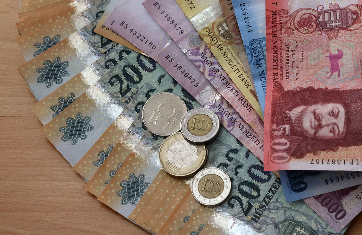 Szeged, forint, pénz, illusztráció, gazdaság, infláció