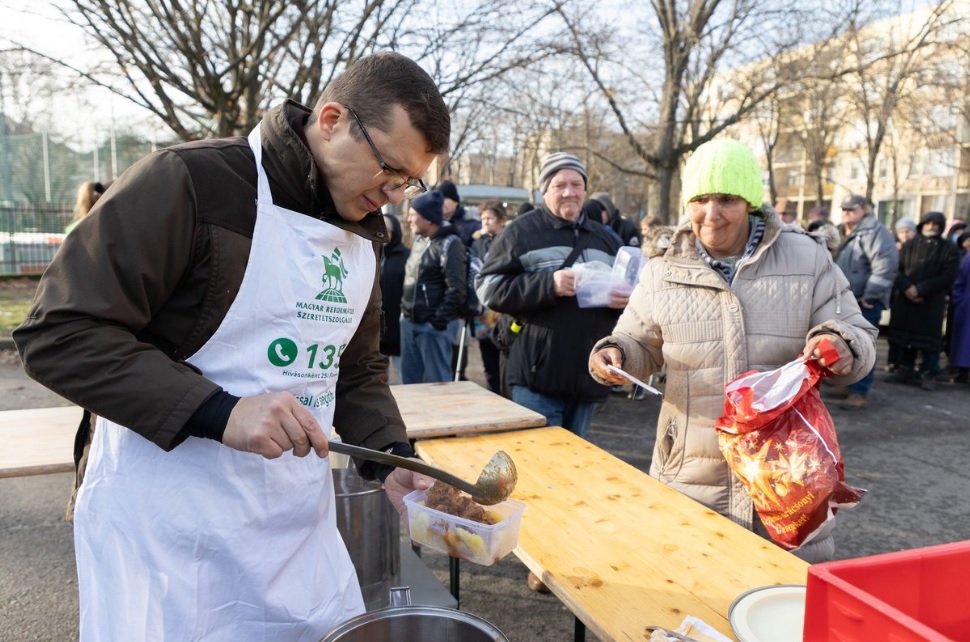 Református ételosztás Debrecenben
