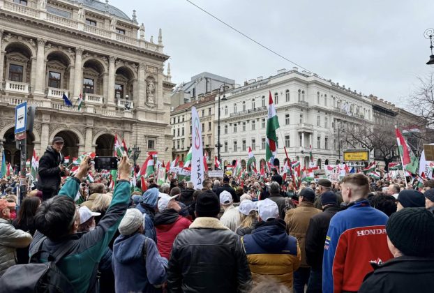 Magyar Péter március 15 létszám