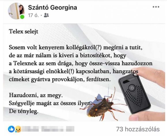 Szántó Georgina Telex