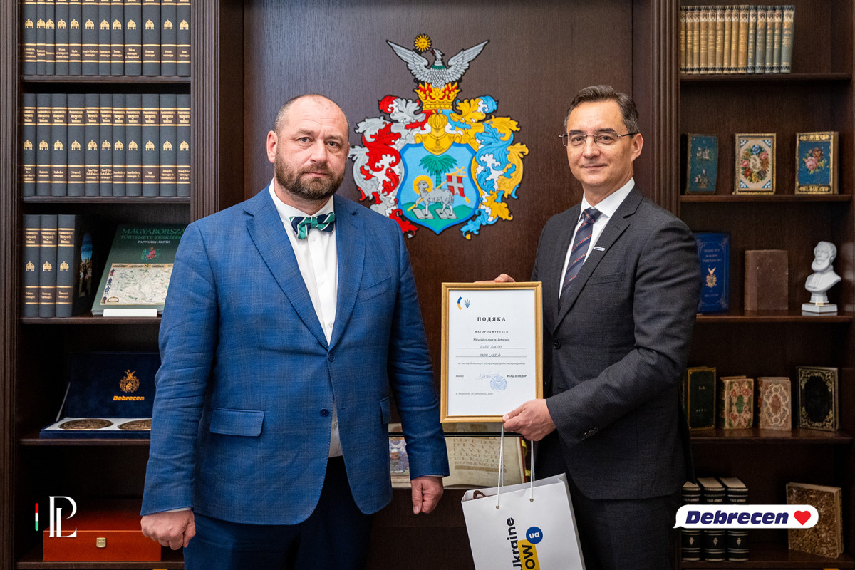 Debrecenben járt Sándor Fegyir