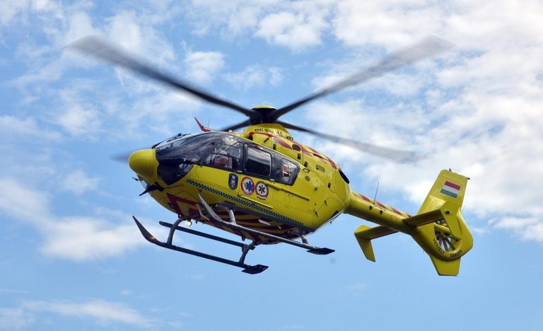 Mentőhelikopter baleset
