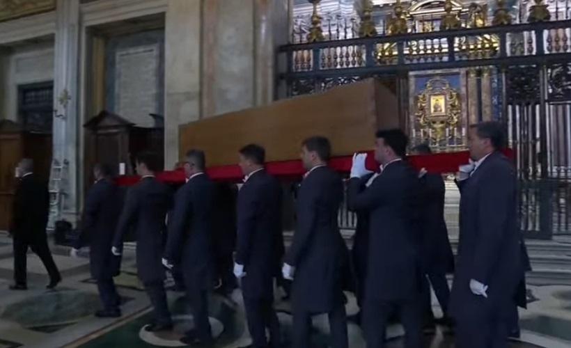 Ferenc pápa temetése