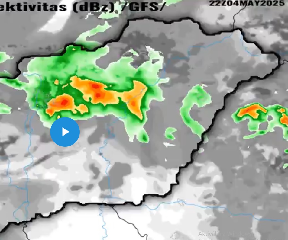 Záporok és zivatarok érkeznek