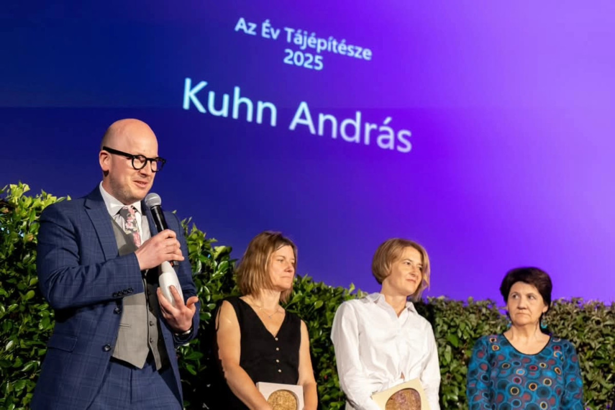 Kuhn András, Debrecen főkertésze lett az év tájépítésze