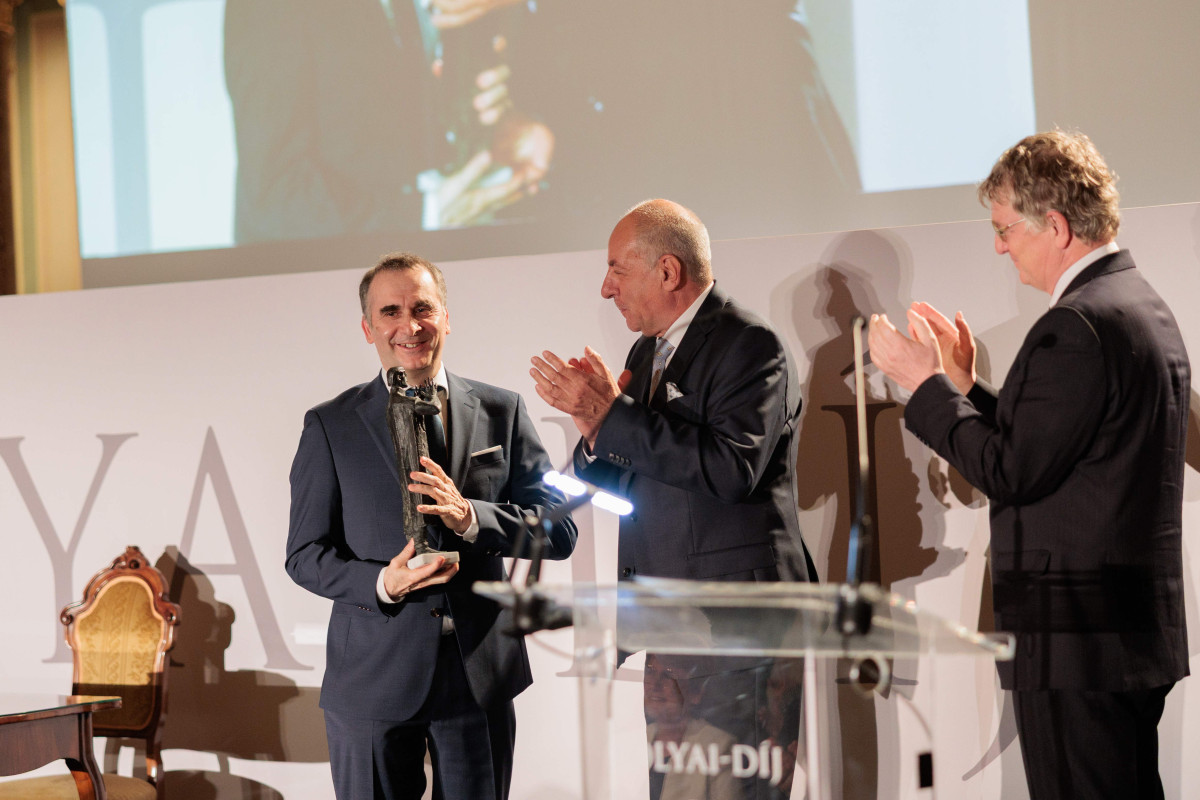 Stipsicz András matematikus kapta idén a Bolyai-díjat