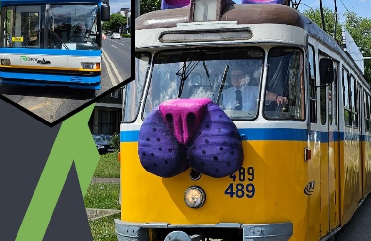 Cicás villamos Debrecenben