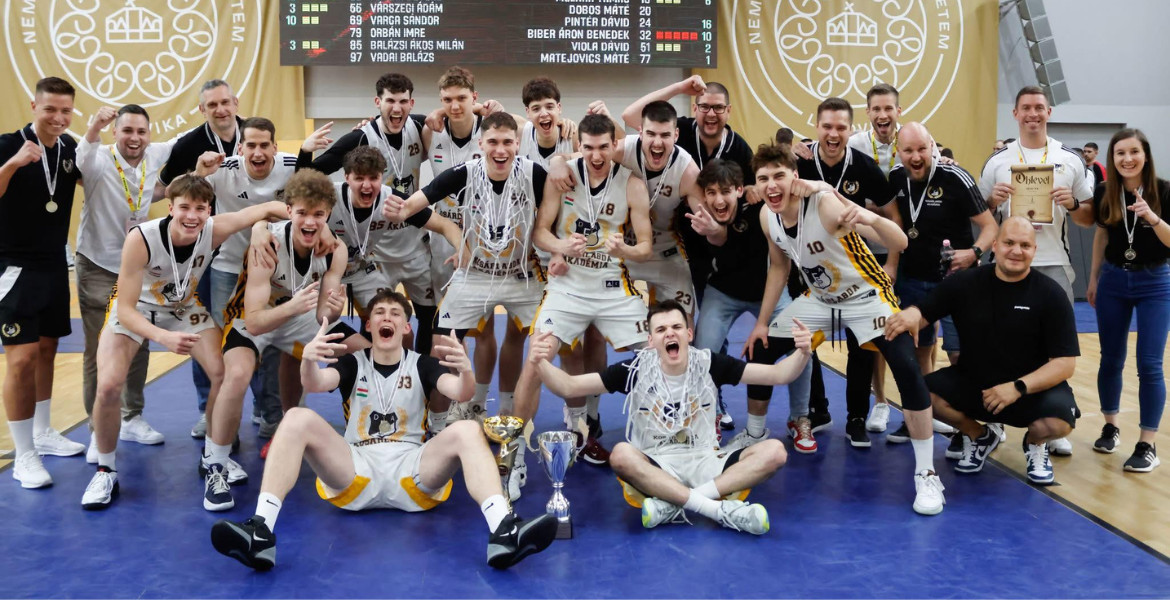 Magyar bajnok a DEAC U21-es csapata