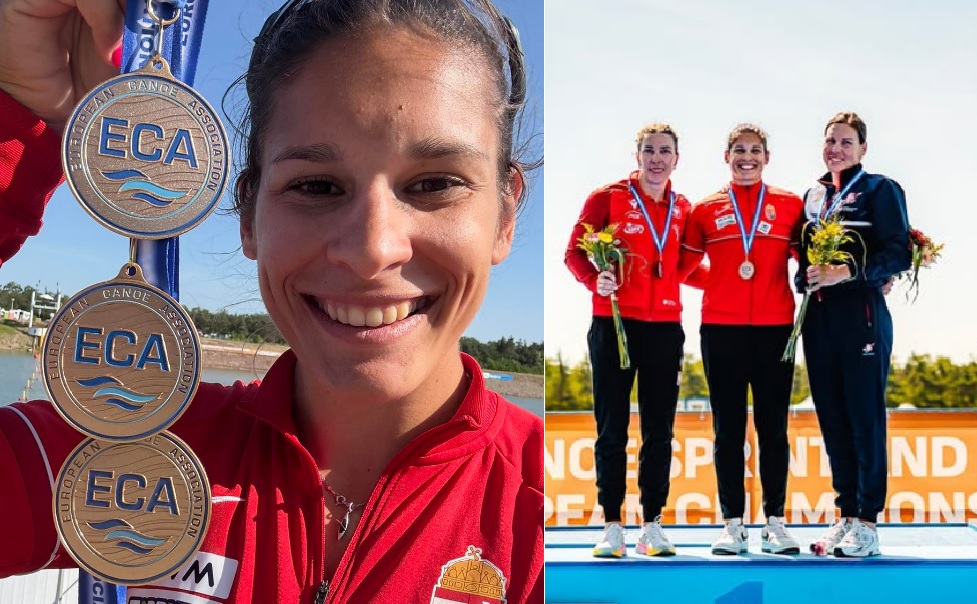 Kajak-kenu Eb - Csikós Zsóka háromszoros Európa-bajnok